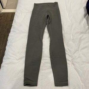 Olive green LuluLemon align leggings